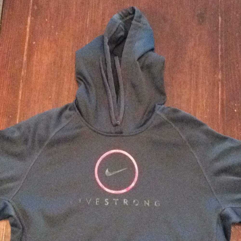 Nike Livestrong black hoodie size M
